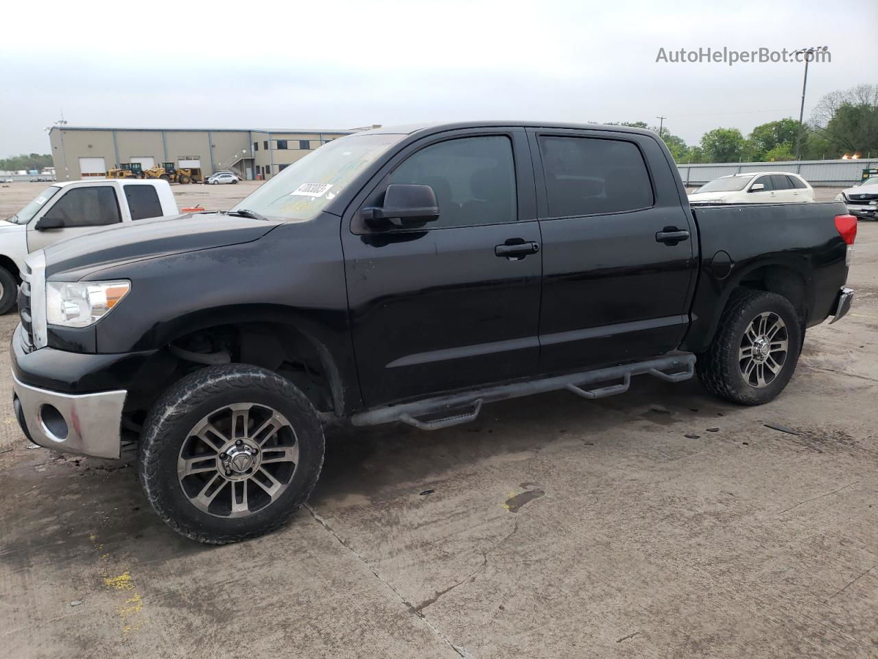 2012 Toyota Tundra Crewmax Sr5 Black vin: 5TFDM5F12CX029255