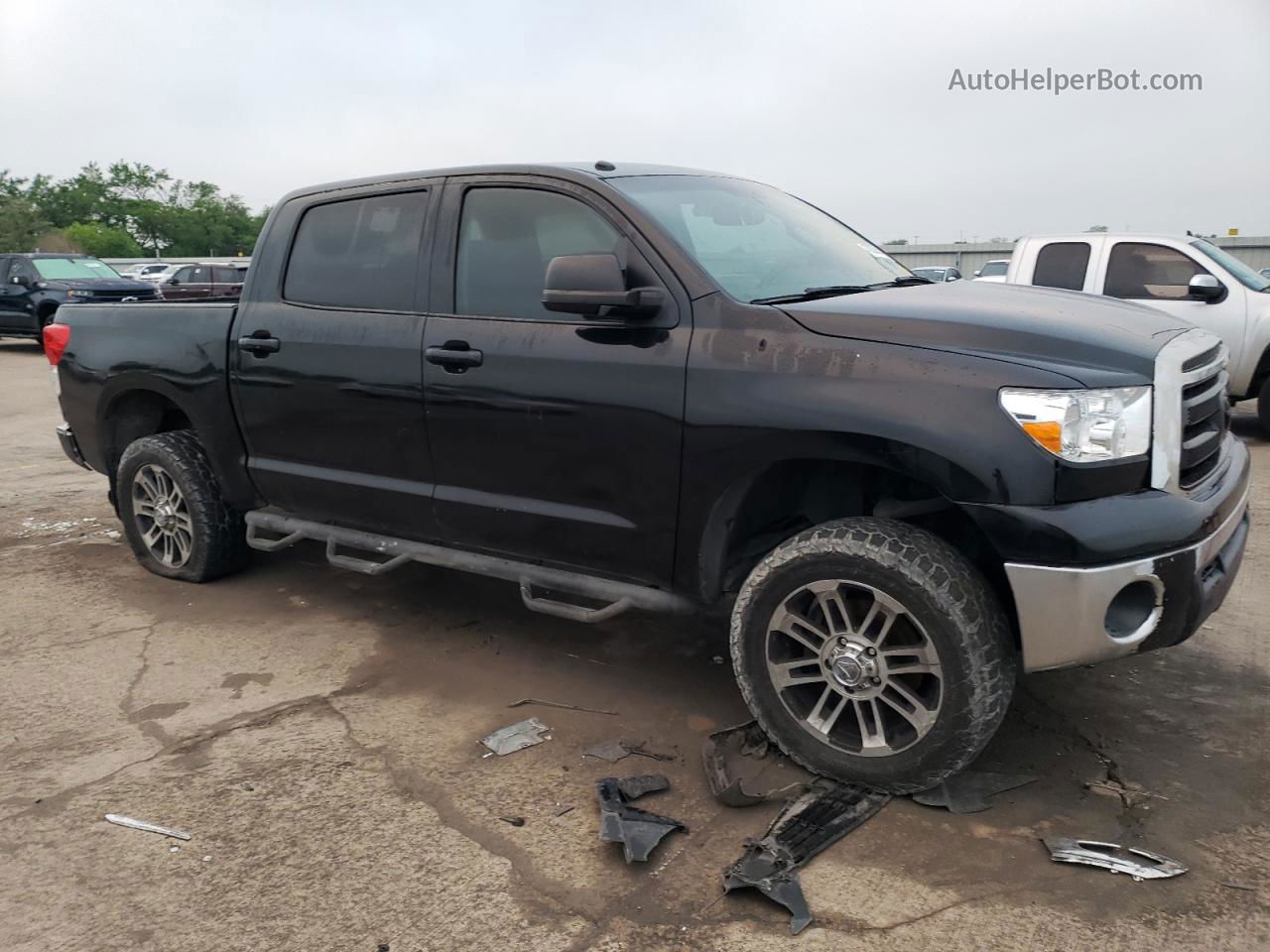 2012 Toyota Tundra Crewmax Sr5 Black vin: 5TFDM5F12CX029255