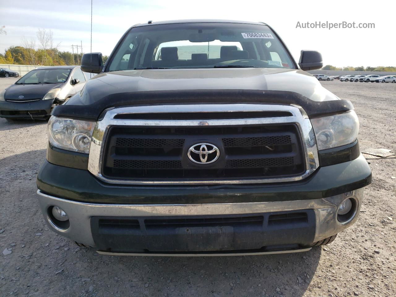 2012 Toyota Tundra Crewmax Sr5 Green vin: 5TFDM5F14CX035039