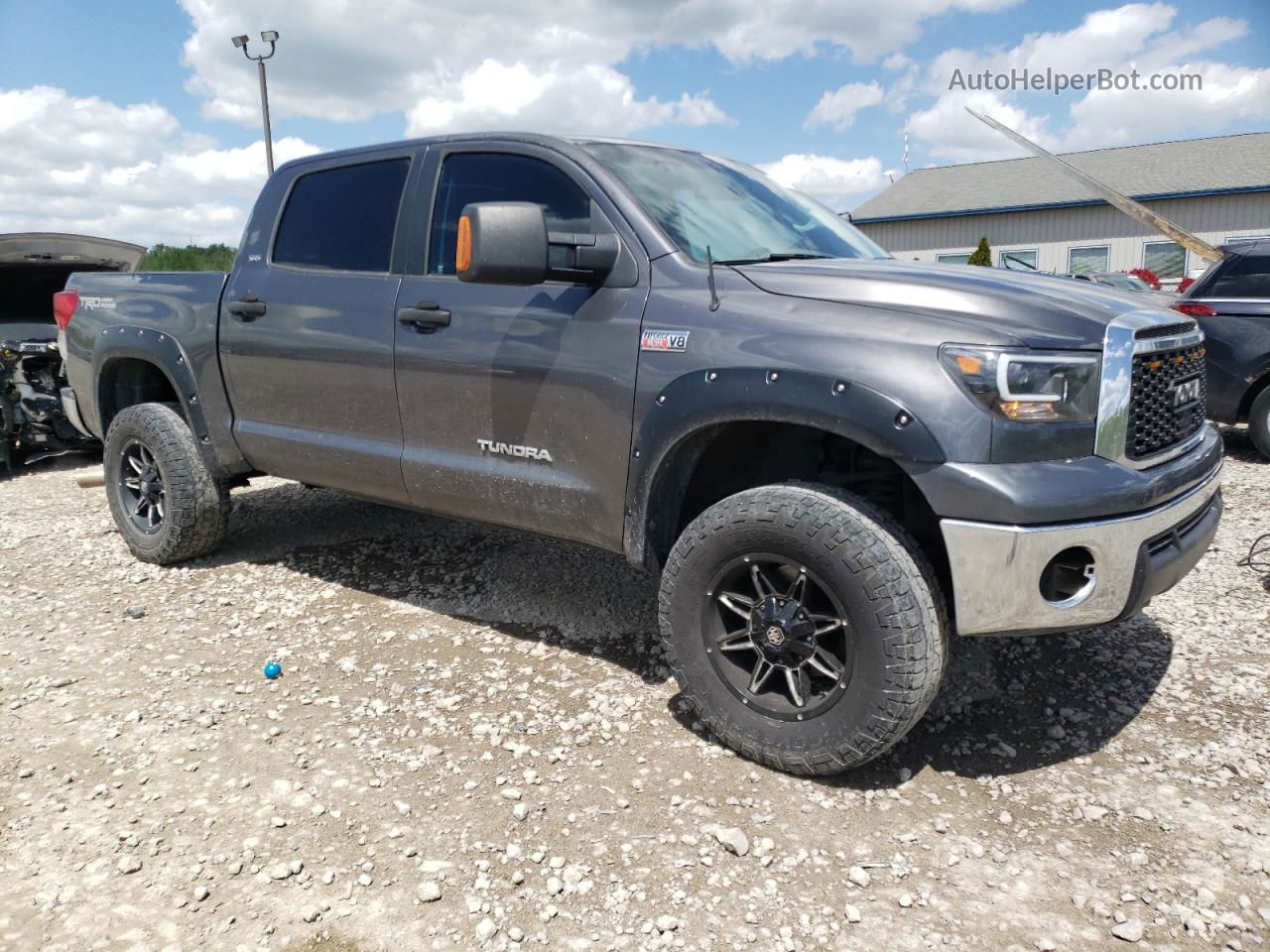 2012 Toyota Tundra Crewmax Sr5 Gray vin: 5TFDW5F10CX240254