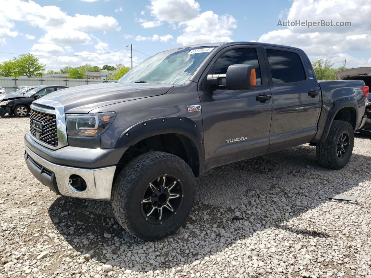 2012 Toyota Tundra Crewmax Sr5 Gray vin: 5TFDW5F10CX240254