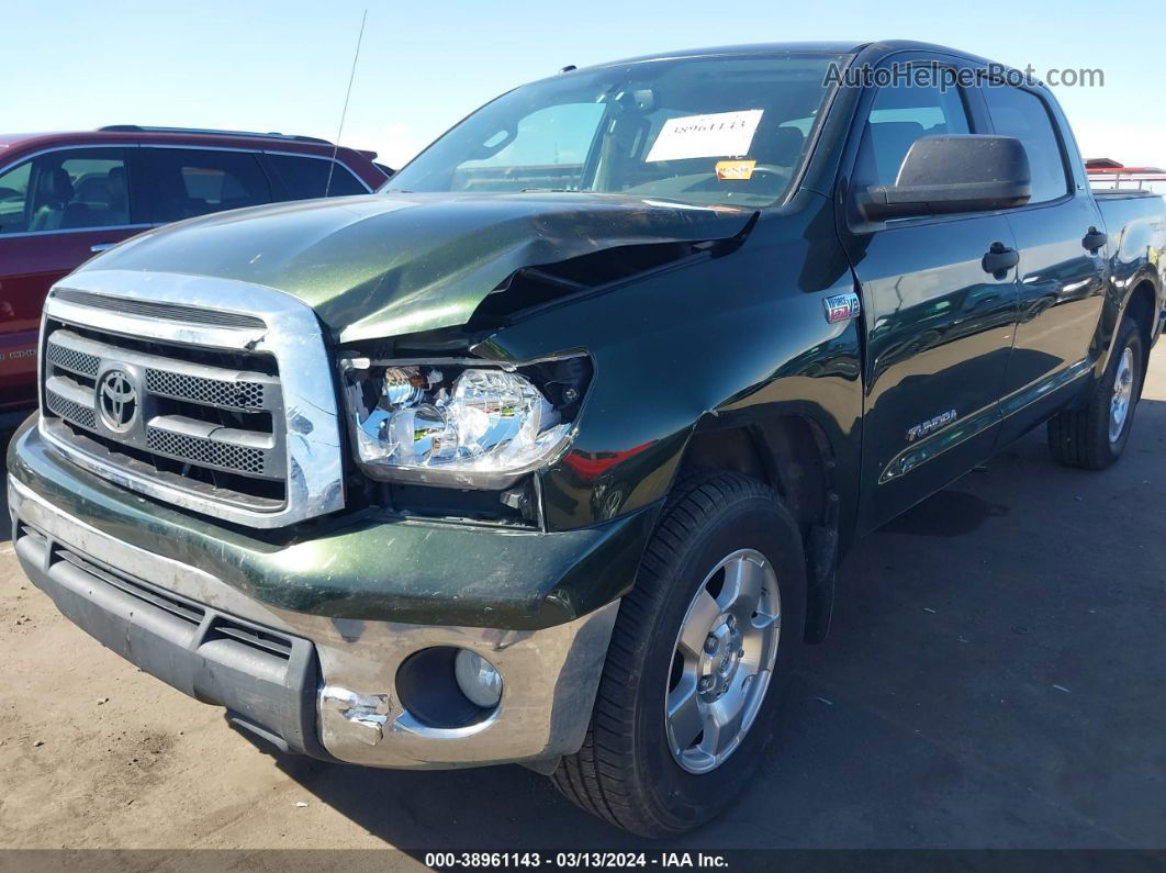 2012 Toyota Tundra Grade 5.7l V8 Green vin: 5TFDW5F14CX227863