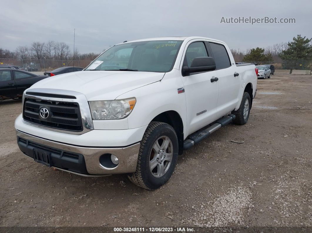 2012 Toyota Tundra Grade 5.7l V8 White vin: 5TFDW5F15CX269085