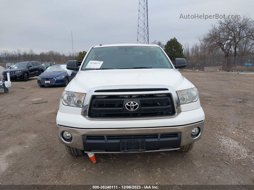 2012 Toyota Tundra Grade 5.7l V8 White vin: 5TFDW5F15CX269085