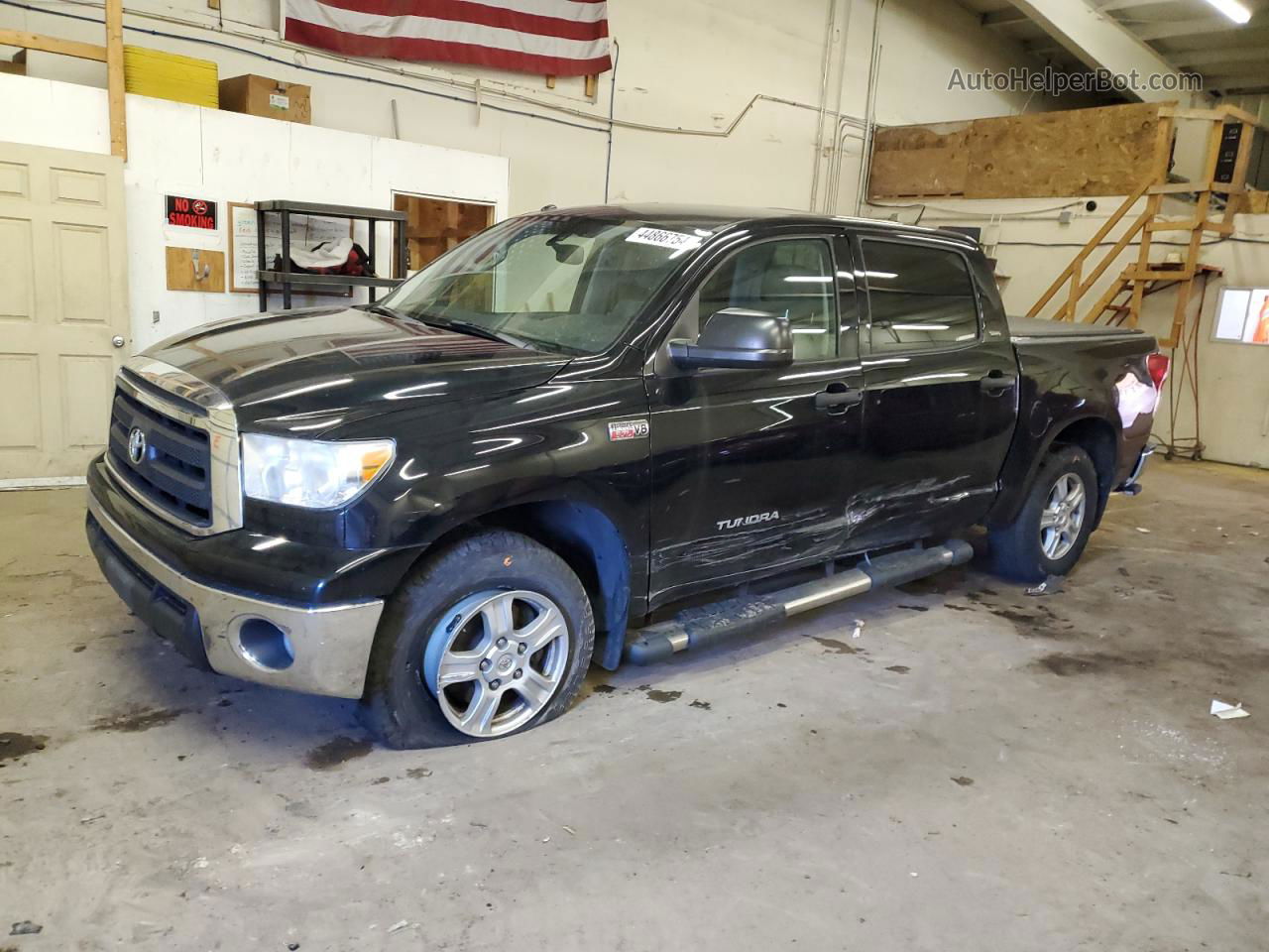 2012 Toyota Tundra Crewmax Sr5 Black vin: 5TFDW5F17CX214976