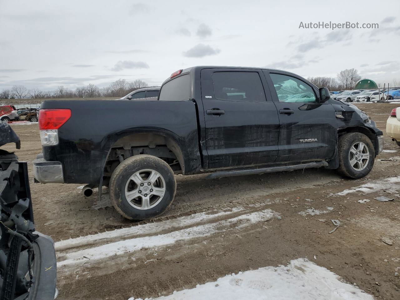 2012 Toyota Tundra Crewmax Sr5 Black vin: 5TFDW5F17CX226366