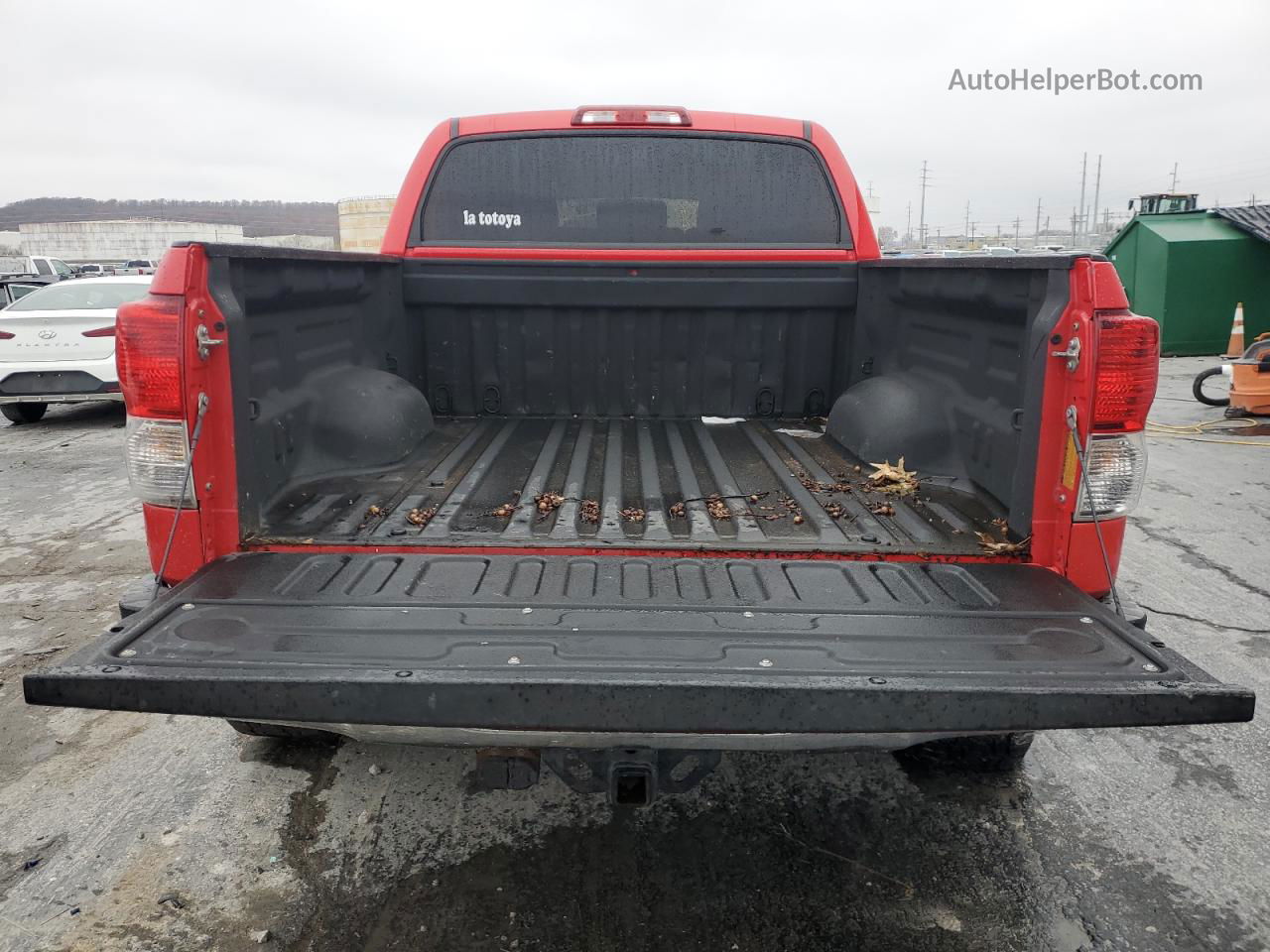 2012 Toyota Tundra Crewmax Sr5 Red vin: 5TFDW5F17CX249100