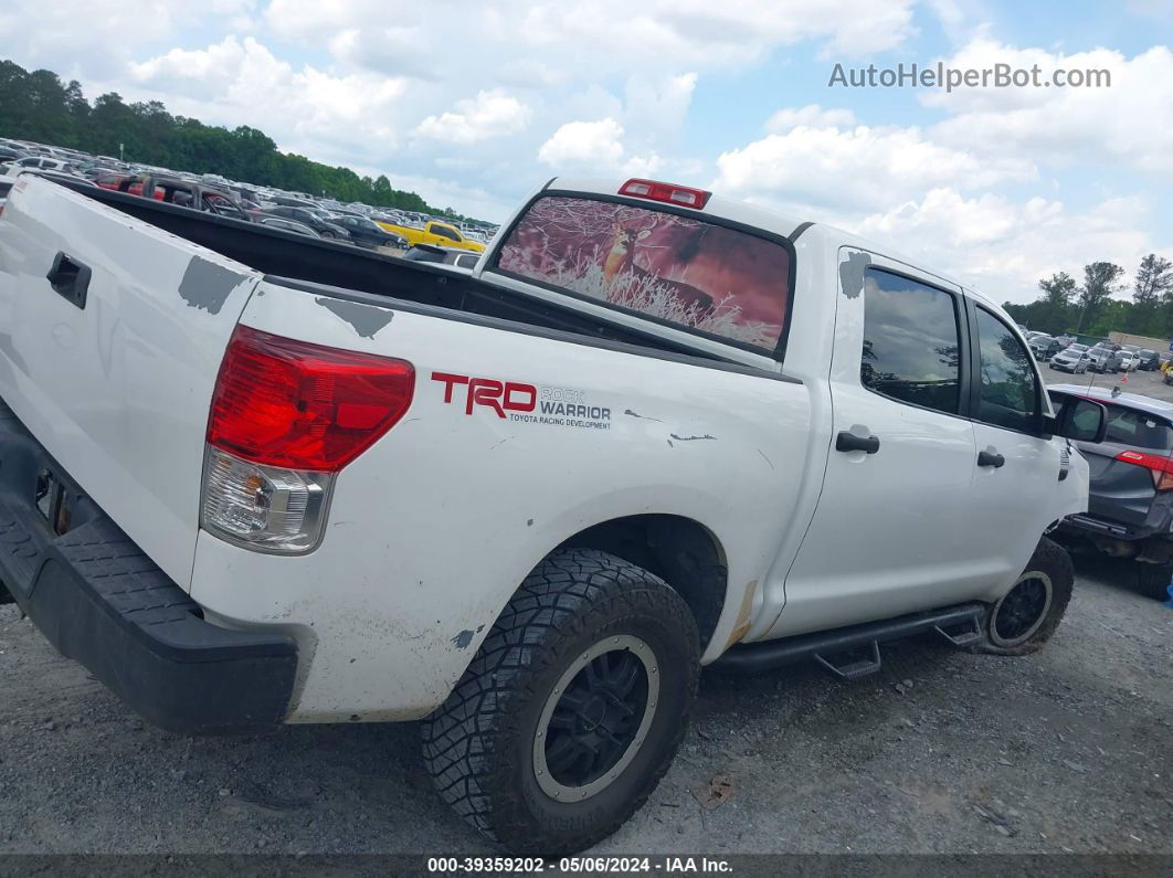 2012 Toyota Tundra Grade 5.7l V8 White vin: 5TFDW5F18CX214744