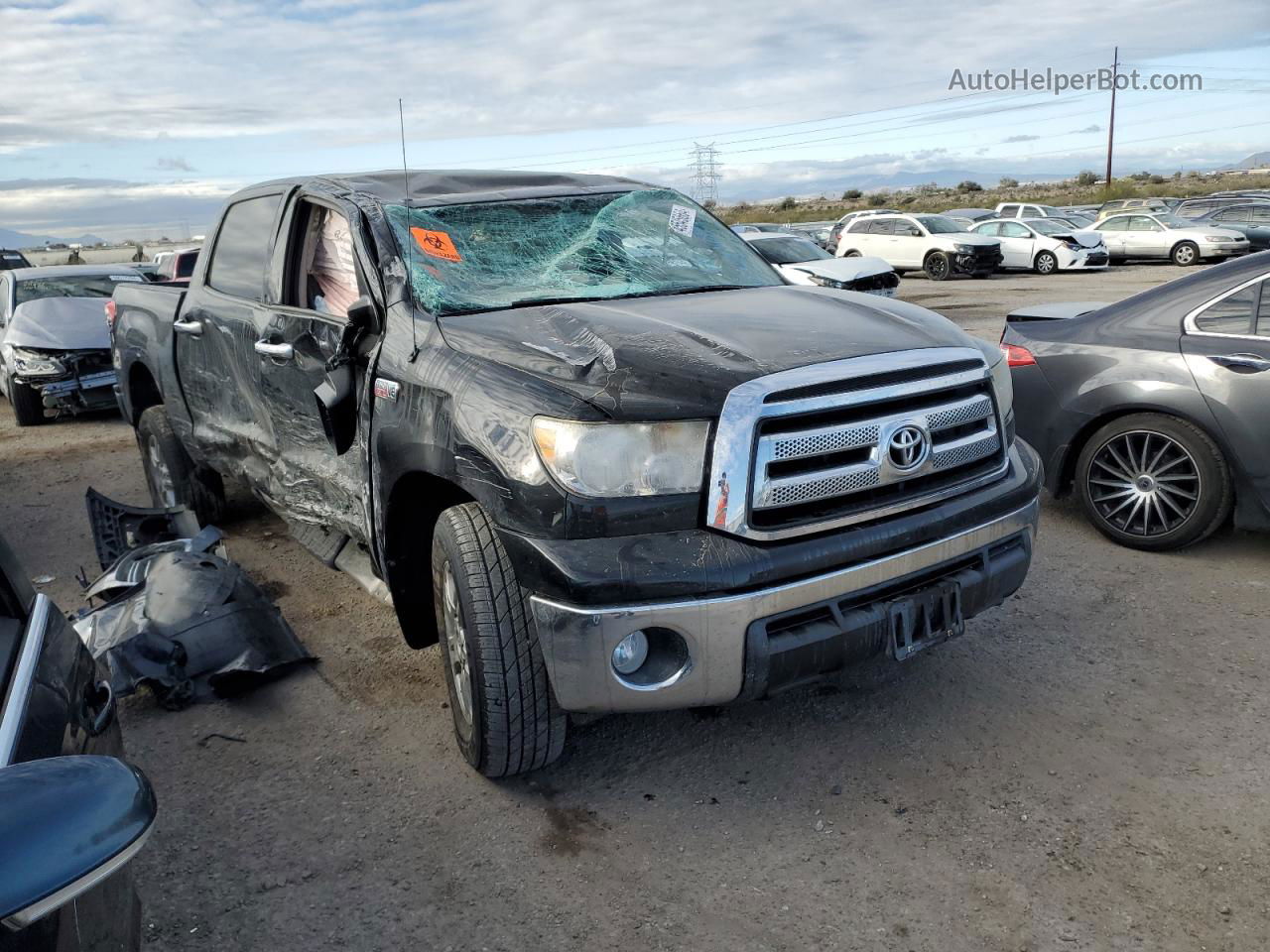 2012 Toyota Tundra Crewmax Sr5 Charcoal vin: 5TFDW5F1XCX232405