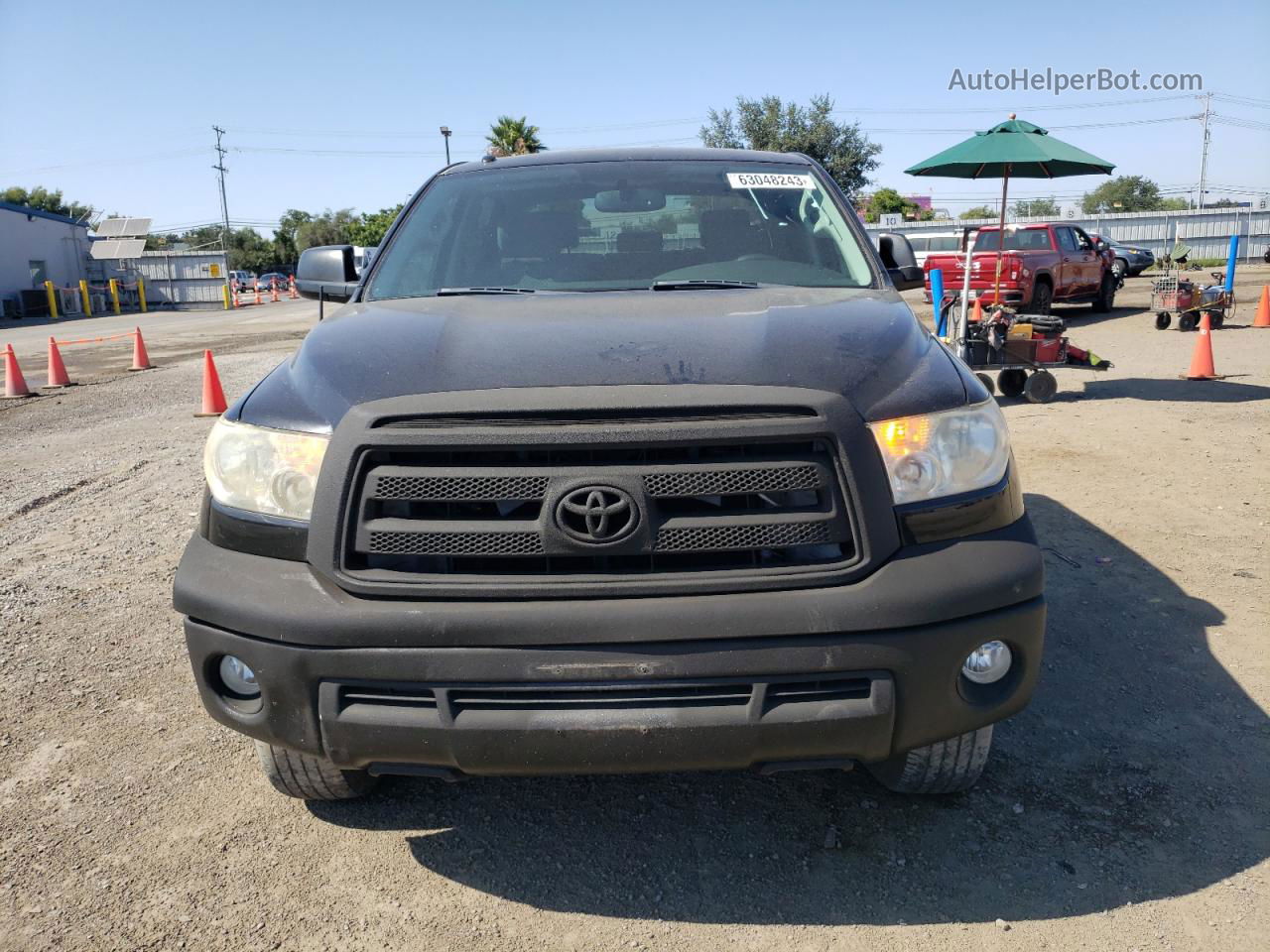 2012 Toyota Tundra Crewmax Sr5 Black vin: 5TFDY5F15CX234234