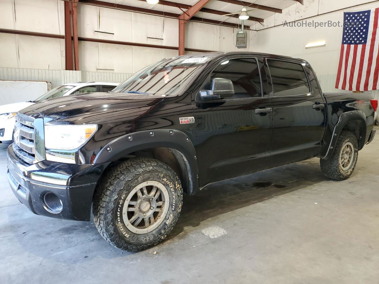 2012 Toyota Tundra Crewmax Sr5 Black vin: 5TFDY5F16CX225025