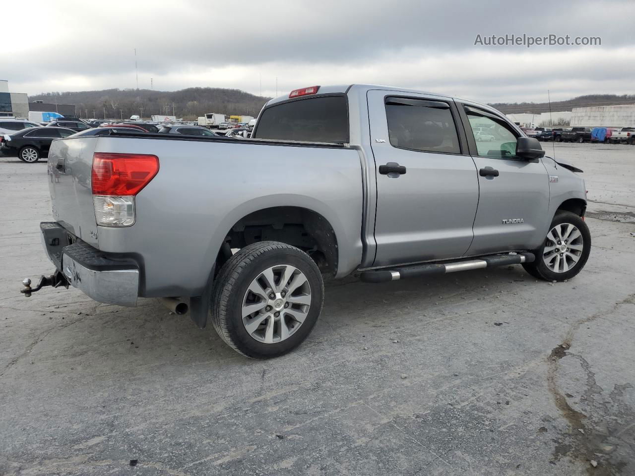 2012 Toyota Tundra Crewmax Sr5 Серый vin: 5TFDY5F16CX230998