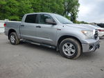 2012 Toyota Tundra Crewmax Sr5 Silver vin: 5TFDY5F16CX259675