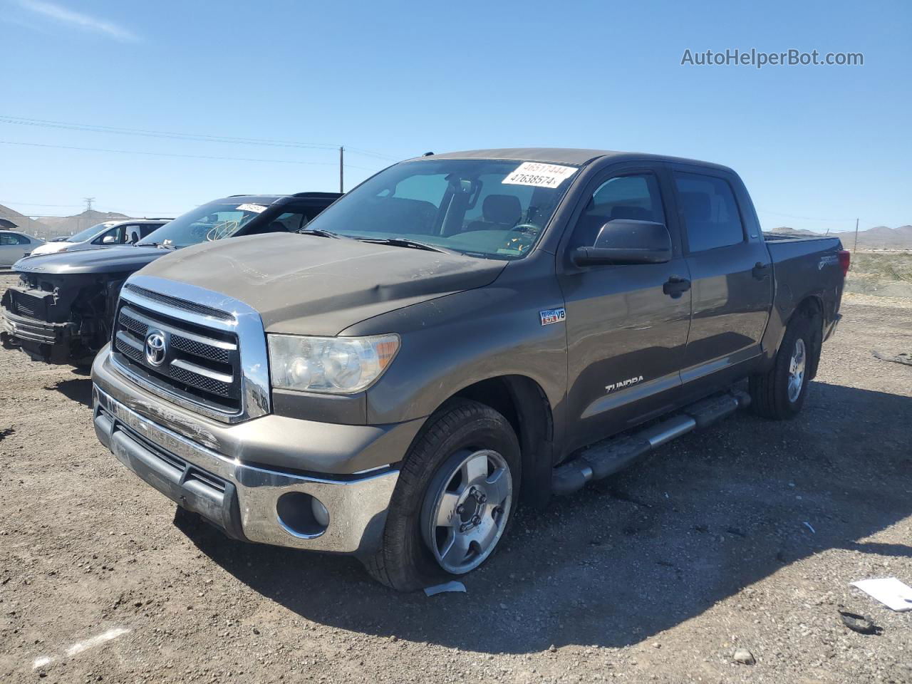 2012 Toyota Tundra Crewmax Sr5 Золотой vin: 5TFDY5F17CX241198