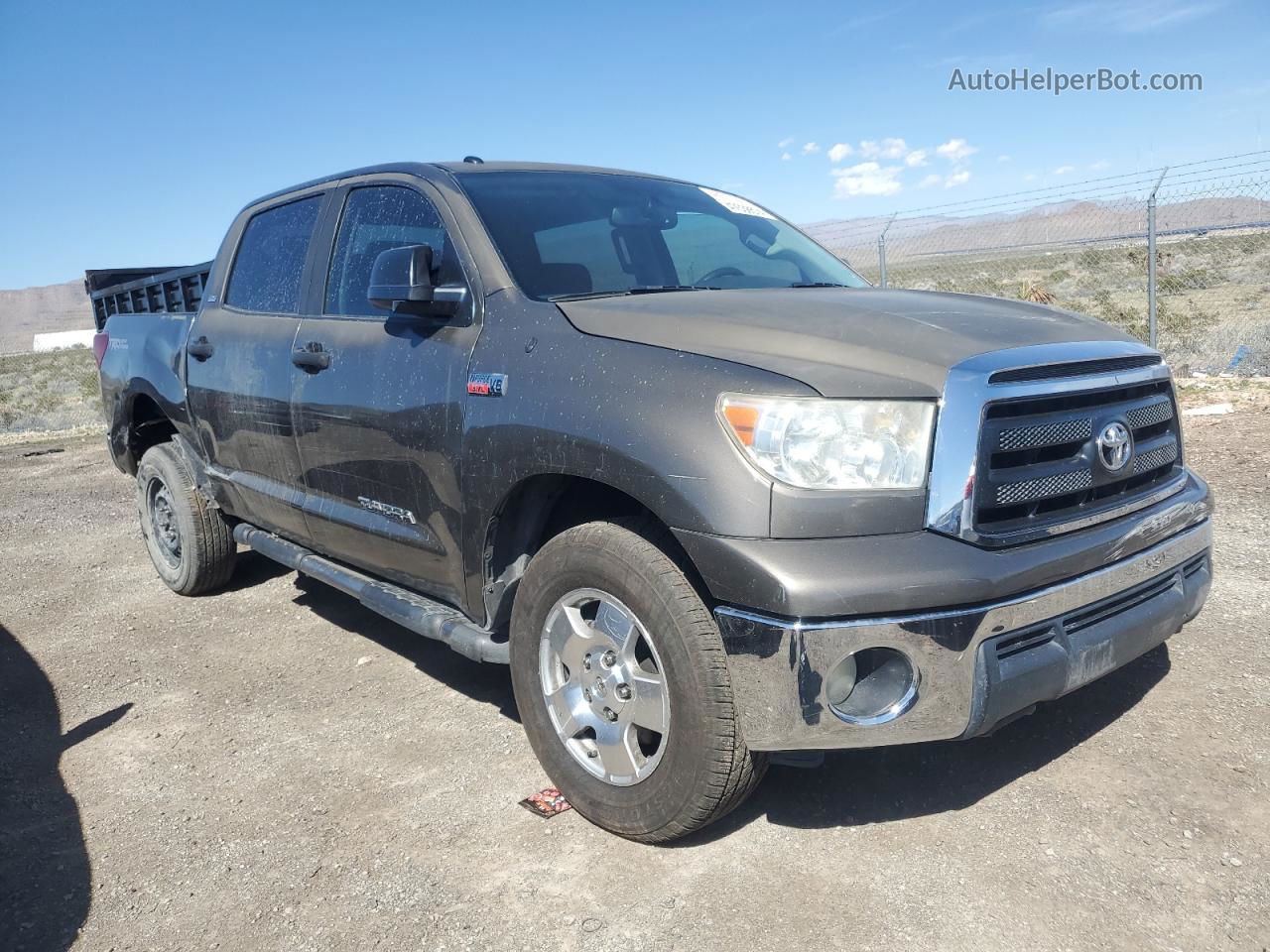 2012 Toyota Tundra Crewmax Sr5 Золотой vin: 5TFDY5F17CX241198