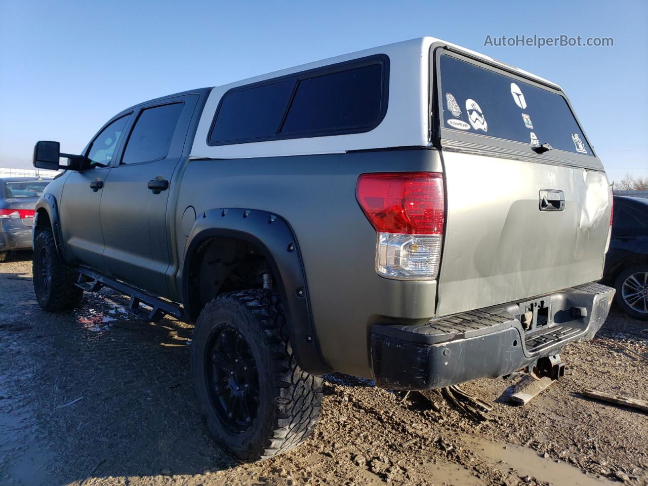 2012 Toyota Tundra Crewmax Sr5 Green vin: 5TFDY5F19CX217047