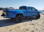 2017 Toyota Tacoma Double Cab Blue vin: 5TFDZ5BN1HX025294