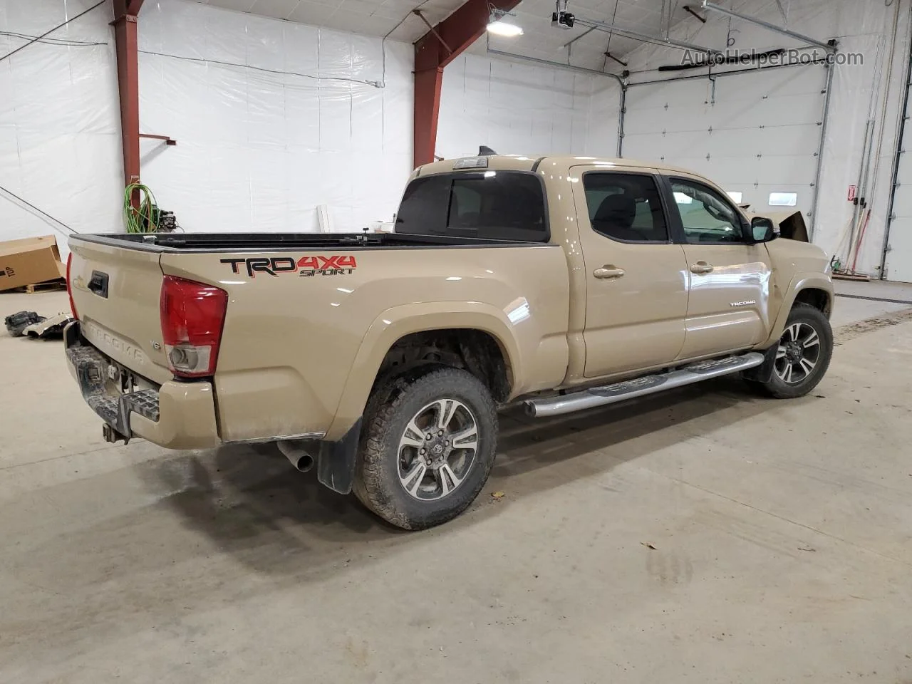 2017 Toyota Tacoma Double Cab Tan vin: 5TFDZ5BN2HX018001