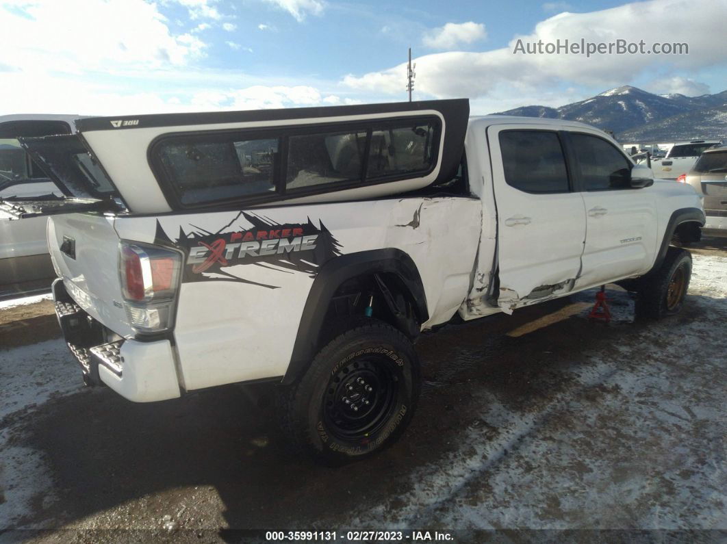 2021 Toyota Tacoma 4wd Sr5/trd Sport White vin: 5TFDZ5BN4MX063273