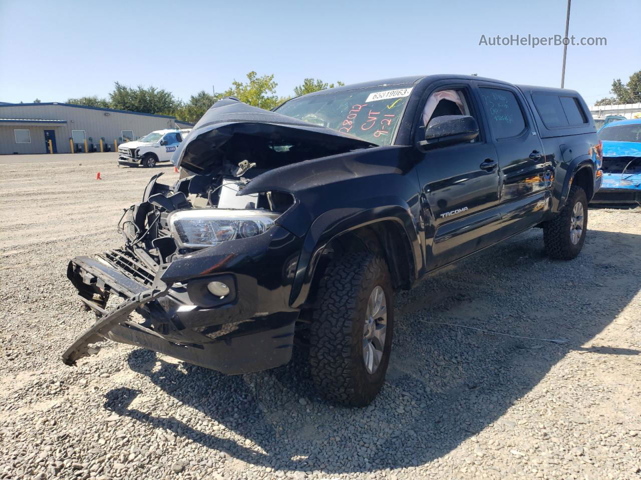 2017 Toyota Tacoma Double Cab Черный vin: 5TFDZ5BN9HX028072