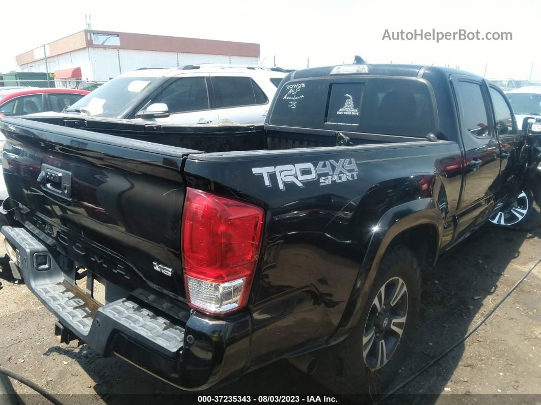 2017 Toyota Tacoma Sr5/trd Sport Black vin: 5TFDZ5BNXHX014763