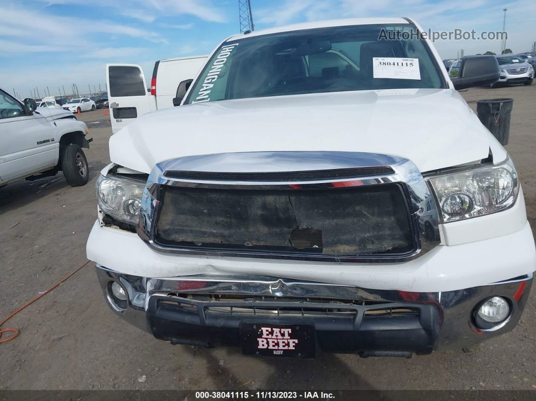 2012 Toyota Tundra Grade 4.6l V8 White vin: 5TFEM5F10CX040596