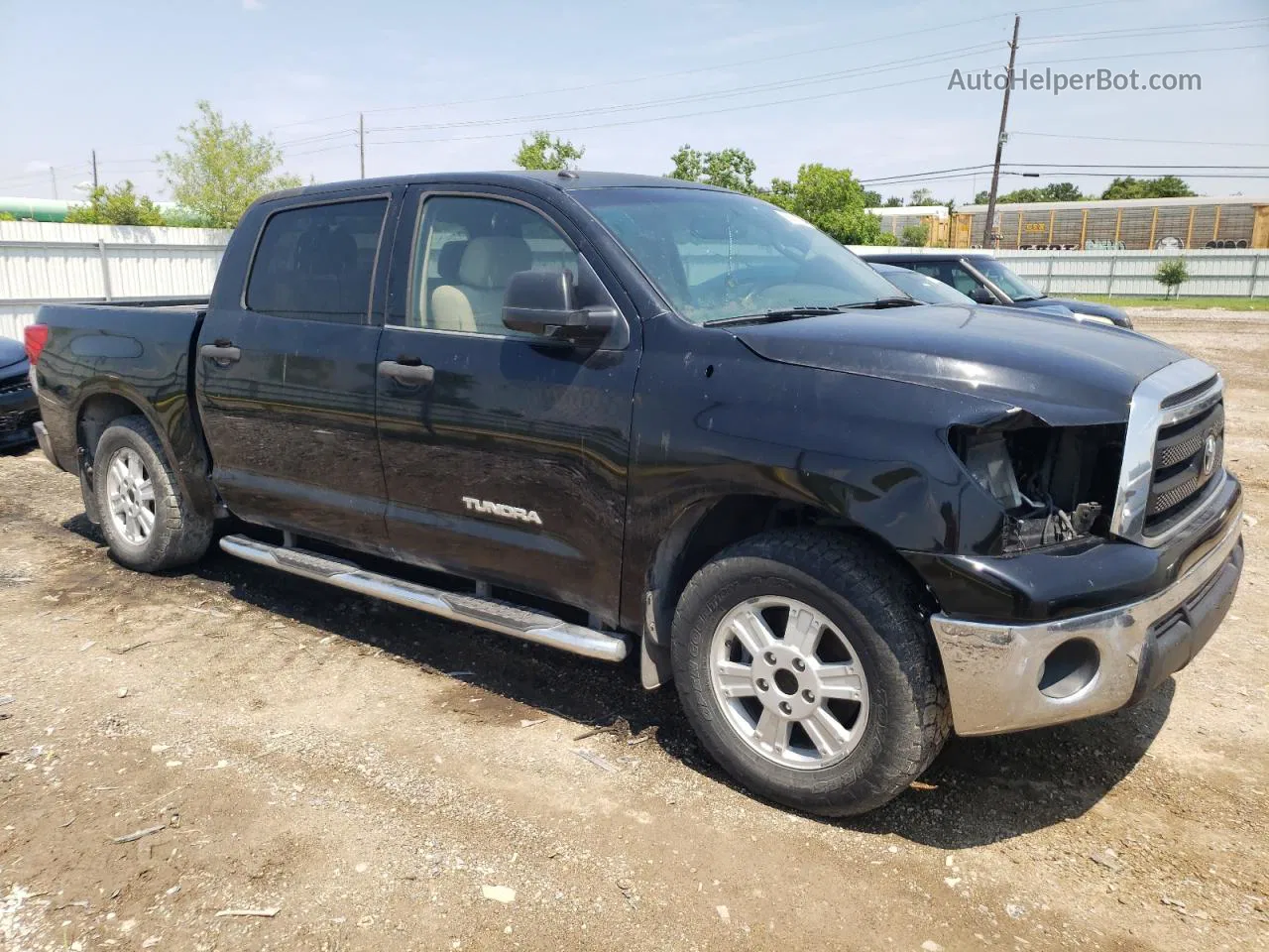 2012 Toyota Tundra Crewmax Sr5 Black vin: 5TFEM5F10CX041490