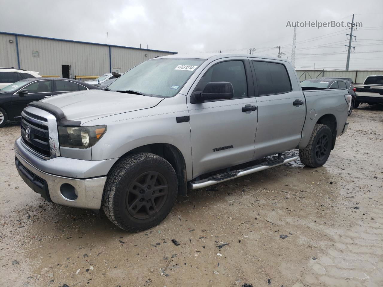 2012 Toyota Tundra Crewmax Sr5 Серый vin: 5TFEM5F10CX048746