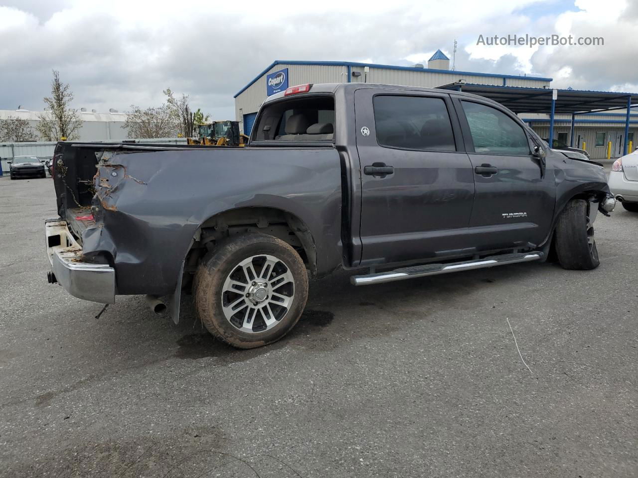 2012 Toyota Tundra Crewmax Sr5 Gray vin: 5TFEM5F11CX051784