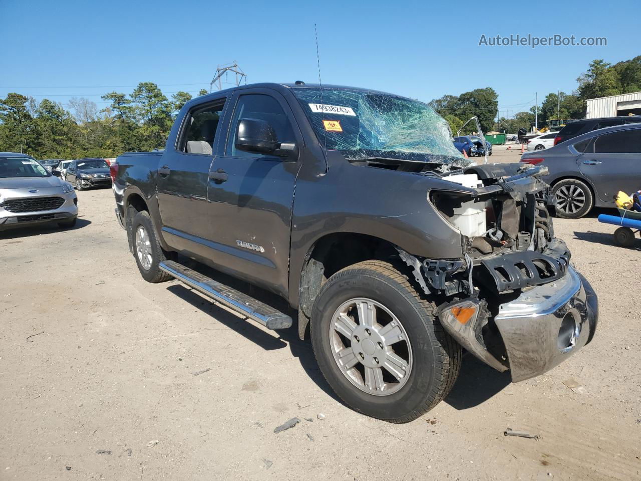 2012 Toyota Tundra Crewmax Sr5 Brown vin: 5TFEM5F12CX036887