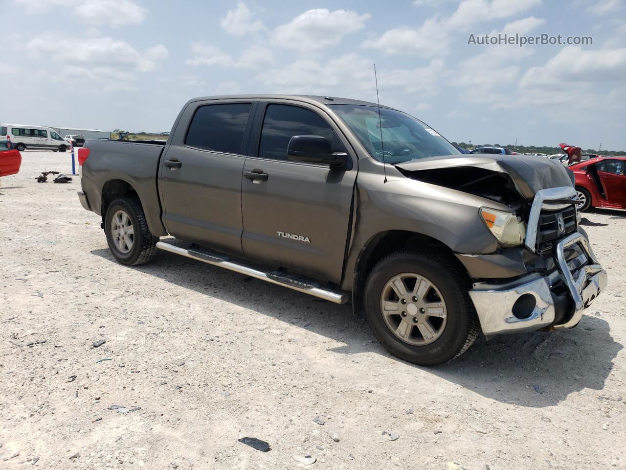 2012 Toyota Tundra Crewmax Sr5 Коричневый vin: 5TFEM5F14CX048135