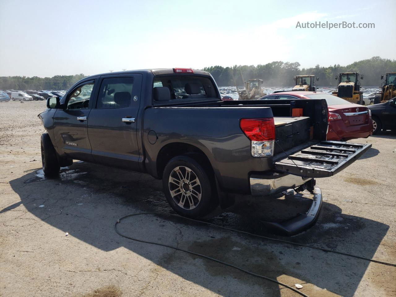 2012 Toyota Tundra Crewmax Sr5 Gray vin: 5TFEM5F15CX050427