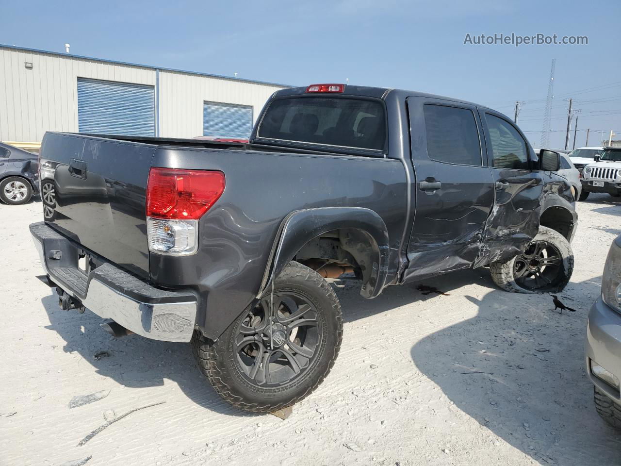 2012 Toyota Tundra Crewmax Sr5 Gray vin: 5TFEM5F17CX037985