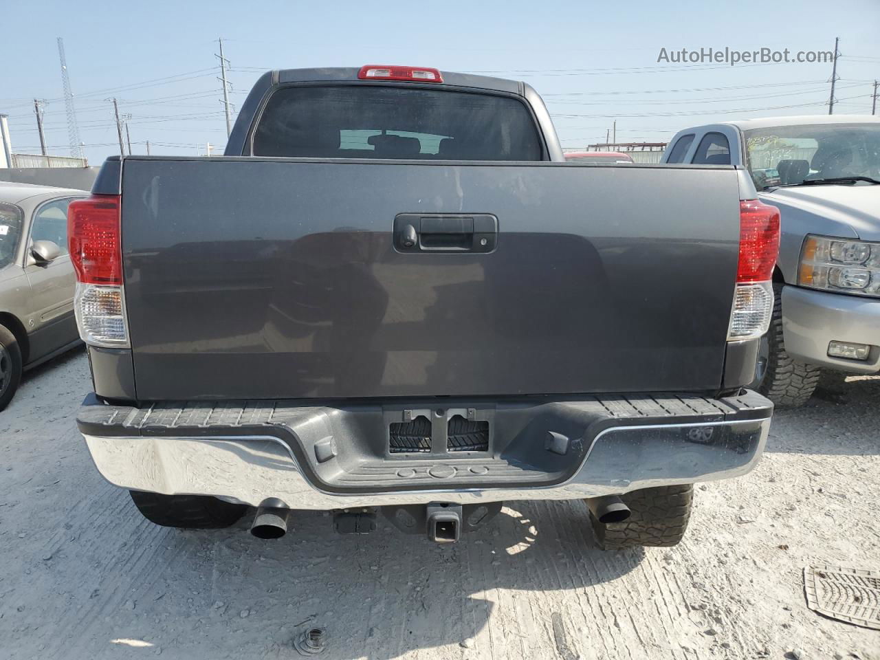 2012 Toyota Tundra Crewmax Sr5 Gray vin: 5TFEM5F17CX037985