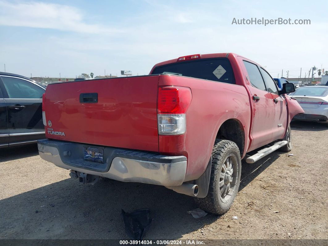 2012 Toyota Tundra Grade 4.6l V8 Red vin: 5TFEM5F17CX038229