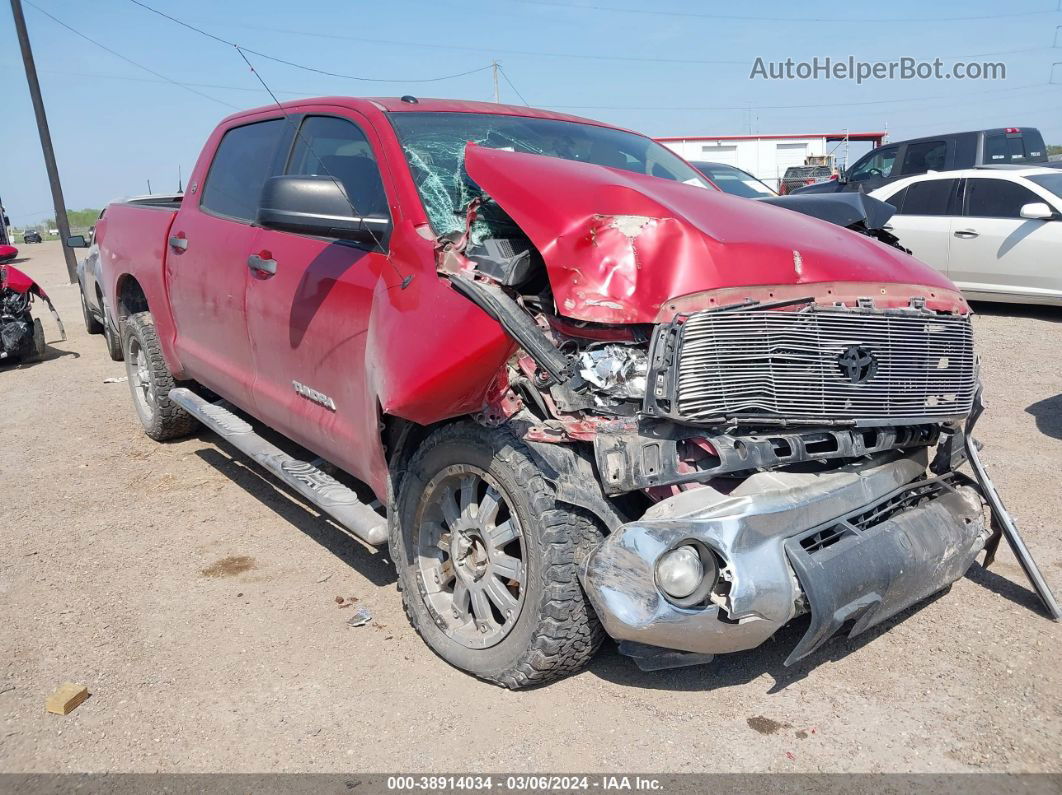 2012 Toyota Tundra Grade 4.6l V8 Red vin: 5TFEM5F17CX038229