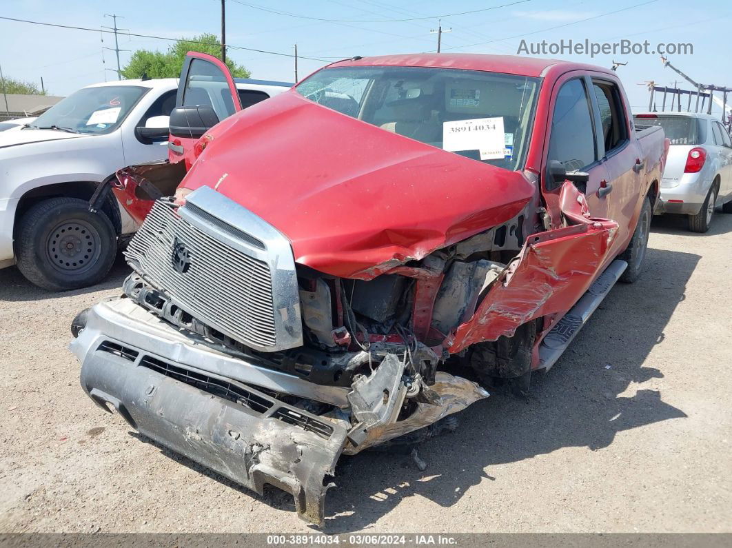 2012 Toyota Tundra Grade 4.6l V8 Red vin: 5TFEM5F17CX038229