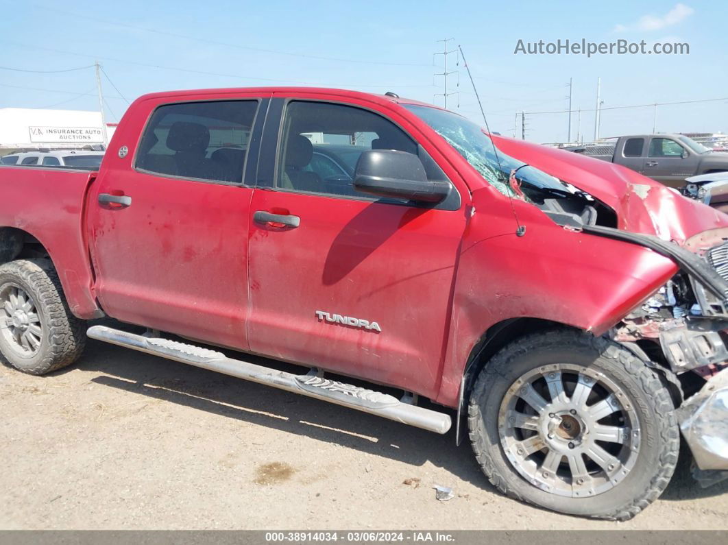 2012 Toyota Tundra Grade 4.6l V8 Red vin: 5TFEM5F17CX038229