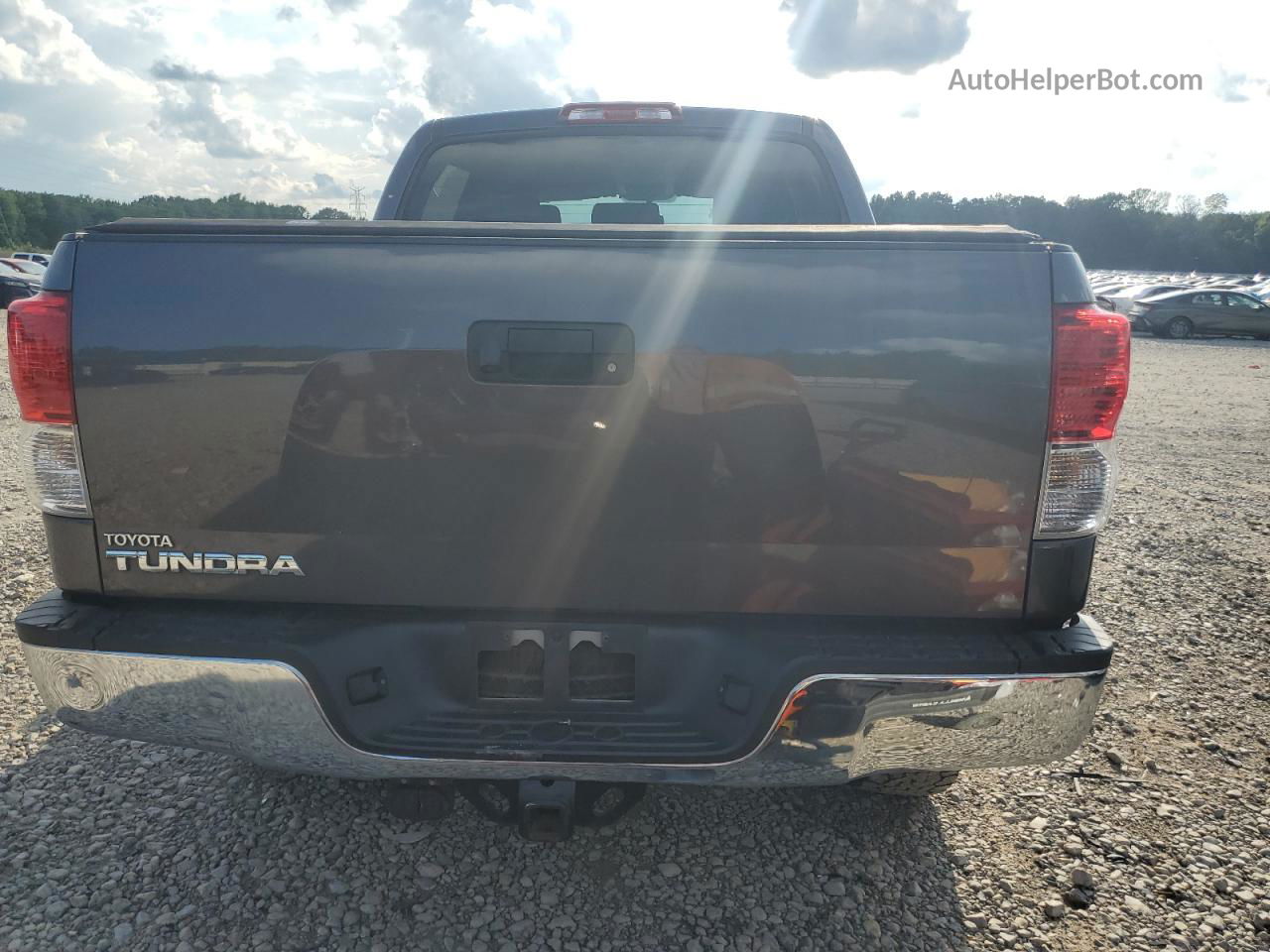 2012 Toyota Tundra Crewmax Sr5 Gray vin: 5TFEY5F12CX132409