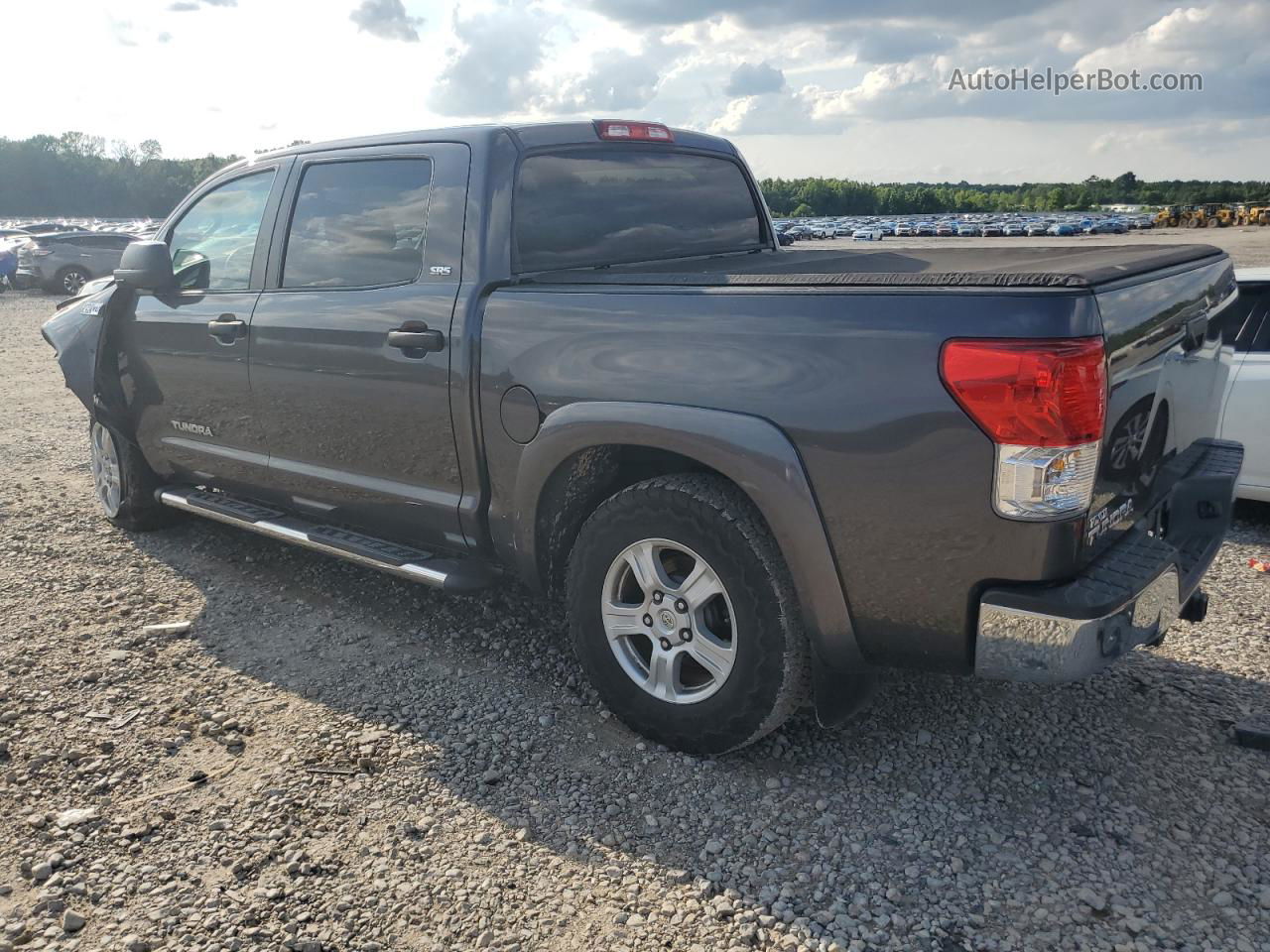 2012 Toyota Tundra Crewmax Sr5 Gray vin: 5TFEY5F12CX132409