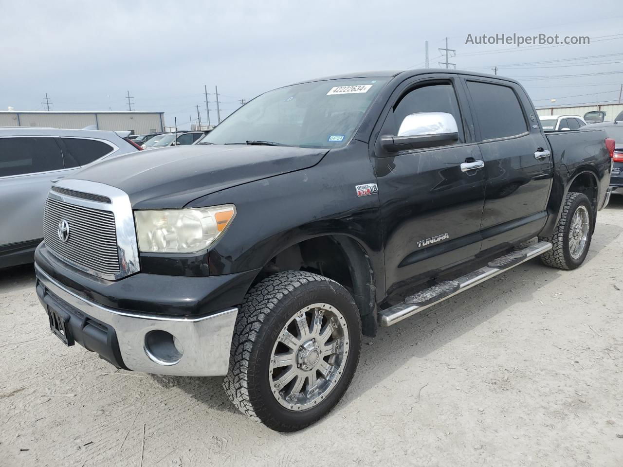 2012 Toyota Tundra Crewmax Sr5 Black vin: 5TFEY5F12CX133009