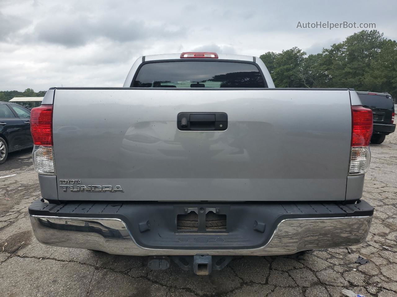 2012 Toyota Tundra Crewmax Sr5 Silver vin: 5TFEY5F14CX132833