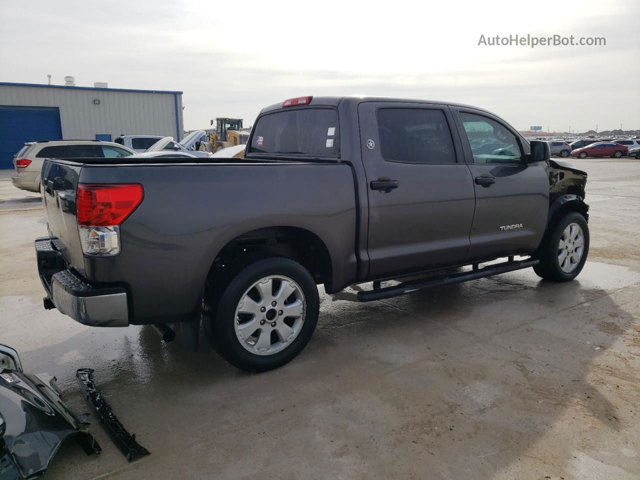 2012 Toyota Tundra Crewmax Sr5 Gray vin: 5TFEY5F16CX125835