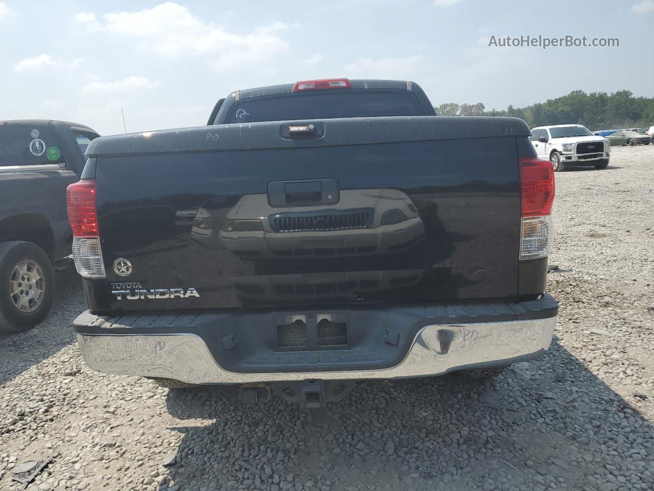 2012 Toyota Tundra Crewmax Sr5 Black vin: 5TFEY5F16CX132283