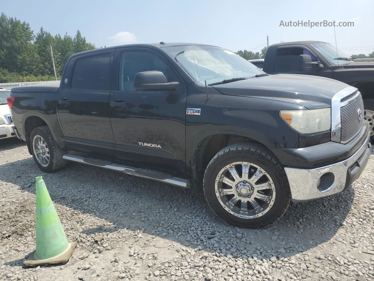 2012 Toyota Tundra Crewmax Sr5 Black vin: 5TFEY5F16CX132283