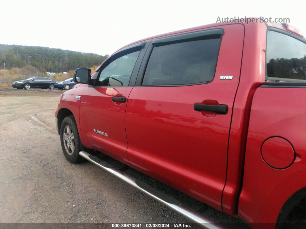 2012 Toyota Tundra Grade 5.7l V8 Red vin: 5TFEY5F17CX133328