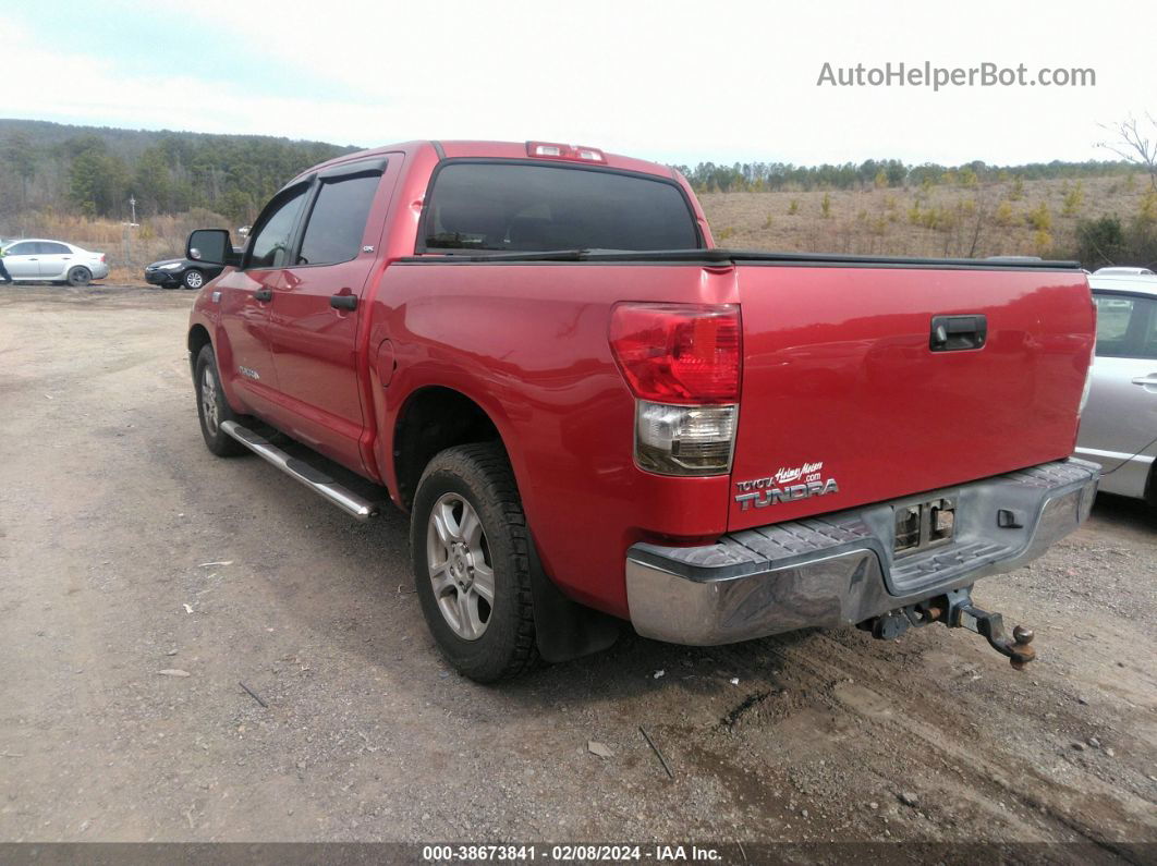 2012 Toyota Tundra Grade 5.7l V8 Red vin: 5TFEY5F17CX133328