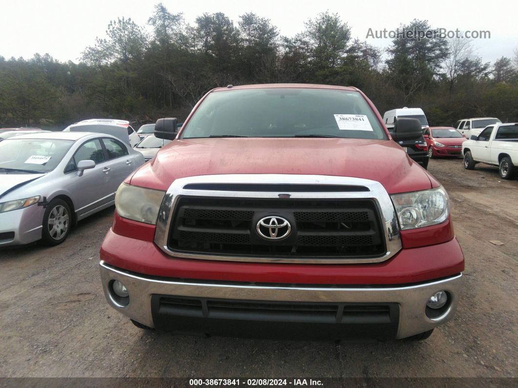 2012 Toyota Tundra Grade 5.7l V8 Red vin: 5TFEY5F17CX133328