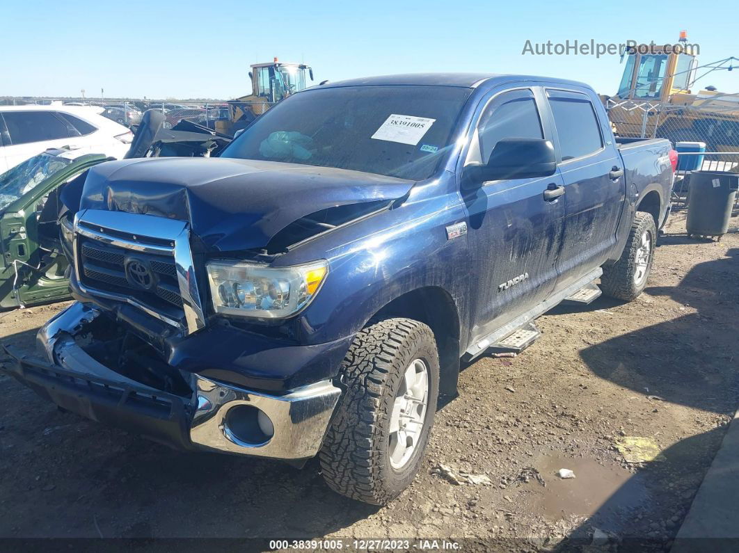 2012 Toyota Tundra Grade 5.7l V8 Blue vin: 5TFEY5F18CX117476