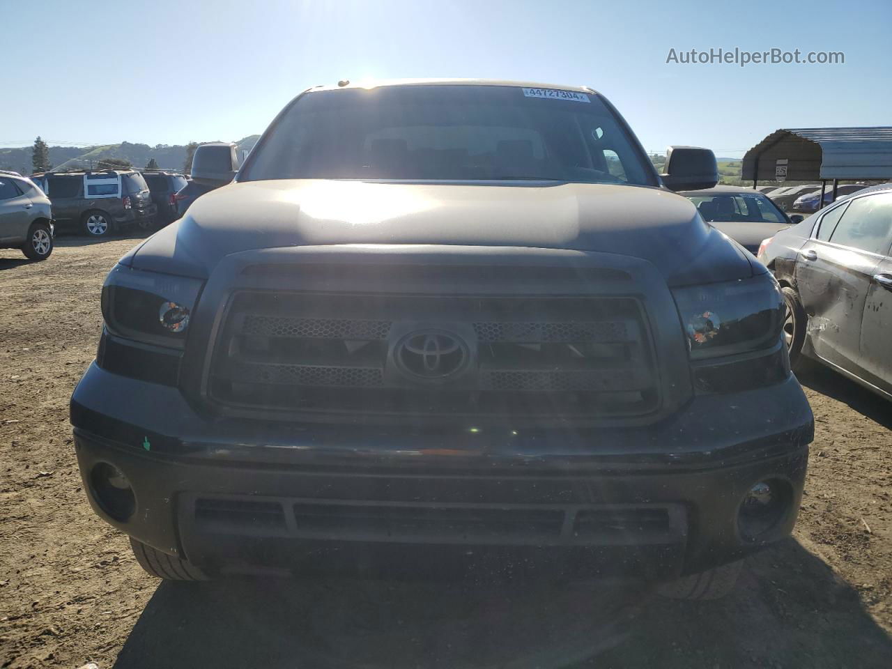 2012 Toyota Tundra Crewmax Sr5 Black vin: 5TFEY5F1XCX132433